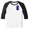 Raglan 3/4 Roundneck Shirt (White Body) Raglan 3/4 Roundneck Shirt (White Body) Thumbnail