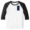 Raglan 3/4 Roundneck Shirt (White Body) Raglan 3/4 Roundneck Shirt (White Body) Thumbnail
