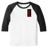 Raglan 3/4 Roundneck Shirt (White Body) Raglan 3/4 Roundneck Shirt (White Body) Thumbnail