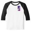 Raglan 3/4 Roundneck Shirt (White Body) Raglan 3/4 Roundneck Shirt (White Body) Thumbnail