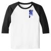 Raglan 3/4 Roundneck Shirt (White Body) Raglan 3/4 Roundneck Shirt (White Body) Thumbnail