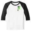 Raglan 3/4 Roundneck Shirt (White Body) Raglan 3/4 Roundneck Shirt (White Body) Thumbnail