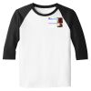 Raglan 3/4 Roundneck Shirt (White Body) Thumbnail
