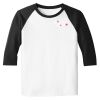 Raglan 3/4 Roundneck Shirt (White Body) Raglan 3/4 Roundneck Shirt (White Body) Thumbnail