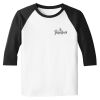 Raglan 3/4 Roundneck Shirt (White Body) Raglan 3/4 Roundneck Shirt (White Body) Thumbnail