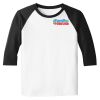 Raglan 3/4 Roundneck Shirt (White Body) Raglan 3/4 Roundneck Shirt (White Body) Thumbnail