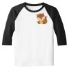 Raglan 3/4 Roundneck Shirt (White Body) Raglan 3/4 Roundneck Shirt (White Body) Thumbnail