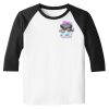 Raglan 3/4 Roundneck Shirt (White Body) Raglan 3/4 Roundneck Shirt (White Body) Thumbnail