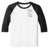 Raglan 3/4 Roundneck Shirt (White Body) Raglan 3/4 Roundneck Shirt (White Body) Thumbnail