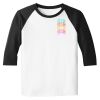 Raglan 3/4 Roundneck Shirt (White Body) Raglan 3/4 Roundneck Shirt (White Body) Thumbnail