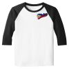 Raglan 3/4 Roundneck Shirt (White Body) Raglan 3/4 Roundneck Shirt (White Body) Thumbnail