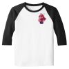 Raglan 3/4 Roundneck Shirt (White Body) Raglan 3/4 Roundneck Shirt (White Body) Thumbnail