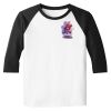 Raglan 3/4 Roundneck Shirt (White Body) Raglan 3/4 Roundneck Shirt (White Body) Thumbnail
