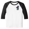 Raglan 3/4 Roundneck Shirt (White Body) Raglan 3/4 Roundneck Shirt (White Body) Thumbnail