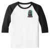 Raglan 3/4 Roundneck Shirt (White Body) Raglan 3/4 Roundneck Shirt (White Body) Thumbnail