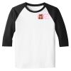 Raglan 3/4 Roundneck Shirt (White Body) Raglan 3/4 Roundneck Shirt (White Body) Thumbnail