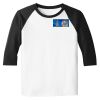 Raglan 3/4 Roundneck Shirt (White Body) Raglan 3/4 Roundneck Shirt (White Body) Thumbnail
