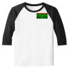 Raglan 3/4 Roundneck Shirt (White Body) Raglan 3/4 Roundneck Shirt (White Body) Thumbnail