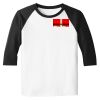 Raglan 3/4 Roundneck Shirt (White Body) Thumbnail