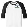 Raglan 3/4 Roundneck Shirt (White Body) Raglan 3/4 Roundneck Shirt (White Body) Thumbnail