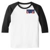 Raglan 3/4 Roundneck Shirt (White Body) Raglan 3/4 Roundneck Shirt (White Body) Thumbnail