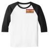Raglan 3/4 Roundneck Shirt (White Body) Raglan 3/4 Roundneck Shirt (White Body) Thumbnail