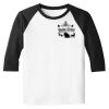 Raglan 3/4 Roundneck Shirt (White Body) Raglan 3/4 Roundneck Shirt (White Body) Thumbnail