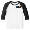 Raglan 3/4 Roundneck Shirt (White Body) Thumbnail