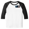 Raglan 3/4 Roundneck Shirt (White Body) Thumbnail