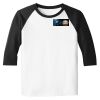 Raglan 3/4 Roundneck Shirt (White Body) Thumbnail