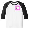 Raglan 3/4 Roundneck Shirt (White Body) Thumbnail
