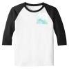 Raglan 3/4 Roundneck Shirt (White Body) Thumbnail