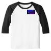 Raglan 3/4 Roundneck Shirt (White Body) Thumbnail