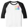 Raglan 3/4 Roundneck Shirt (White Body) Thumbnail