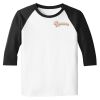 Raglan 3/4 Roundneck Shirt (White Body) Raglan 3/4 Roundneck Shirt (White Body) Thumbnail