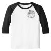 Raglan 3/4 Roundneck Shirt (White Body) Raglan 3/4 Roundneck Shirt (White Body) Thumbnail