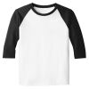 Raglan 3/4 Roundneck Shirt (White Body) Raglan 3/4 Roundneck Shirt (White Body) Thumbnail