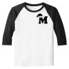 Raglan 3/4 Roundneck Shirt (White Body) Raglan 3/4 Roundneck Shirt (White Body) Thumbnail
