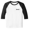 Raglan 3/4 Roundneck Shirt (White Body) Thumbnail