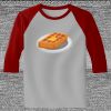 Raglan 3/4 Roundneck Shirt (Gray Body) Thumbnail