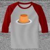 Raglan 3/4 Roundneck Shirt (Gray Body) Thumbnail