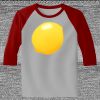 Raglan 3/4 Roundneck Shirt (Gray Body) Thumbnail