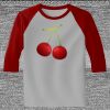 Raglan 3/4 Roundneck Shirt (Gray Body) Thumbnail