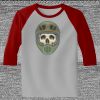 Raglan 3/4 Roundneck Shirt (Gray Body) Thumbnail