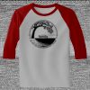 Raglan 3/4 Roundneck Shirt (Gray Body) Thumbnail