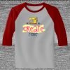 Raglan 3/4 Roundneck Shirt (Gray Body) Thumbnail