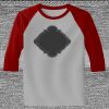 Raglan 3/4 Roundneck Shirt (Gray Body) Thumbnail