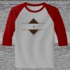 Raglan 3/4 Roundneck Shirt (Gray Body) Thumbnail