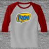 Raglan 3/4 Roundneck Shirt (Gray Body) Thumbnail