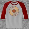 Raglan 3/4 Roundneck Shirt (Gray Body) Thumbnail